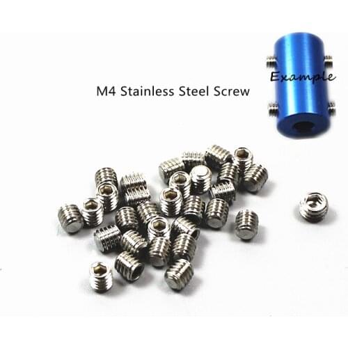 304 Stainless Steel M4 M3 Set Screw Kimi Coupling Screw