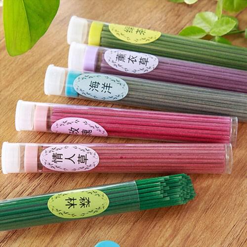 50PCS Sticks Incense Burner Fragrance Spices Natural Aroma Sandalwood Air Freshener Sandalwood Incense Sticks Fragrance Spices