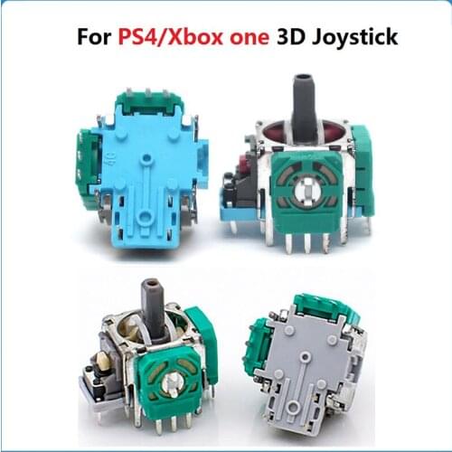 2Pcs 3D Analog Joystick For PS4 /Xbox One Controller Gamepad Thumb Stick Replacement Sensor Module Potentiometer Games Joystick