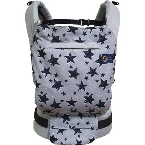 Babalinbaby-Gray Star Ergonomic Kangaroo