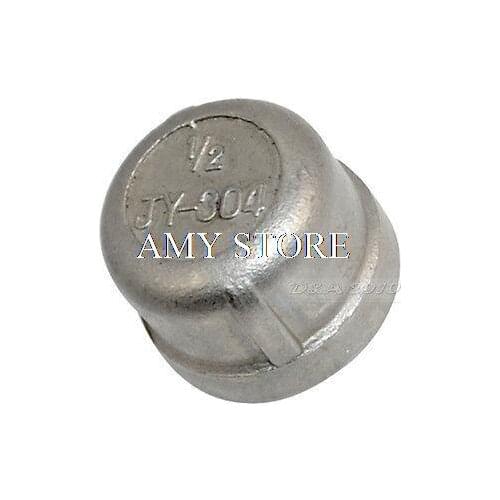 Stainless steel Pipe fitting Cap 1/2" Female NPT threaded Type 304