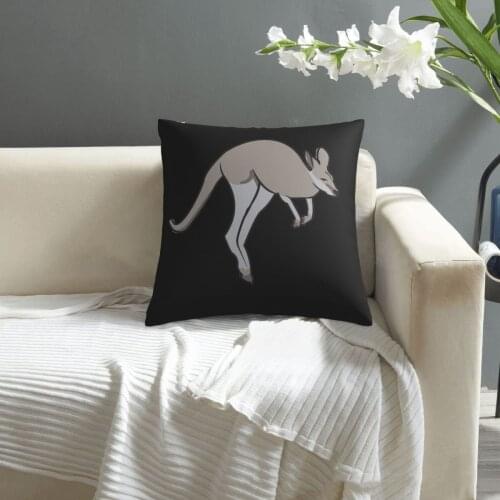Kangaroo pattern print Cushion Cover Decorative Pillowcase Chair Seat Square Car Pillow Cover Home Living Textile