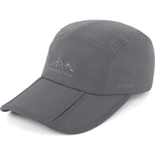 Cap baseball cap hat male summer outside benn sun-shading sun hat thin quick-drying breathable summer hat fold baseball ca