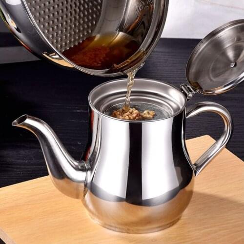 New Stainless Steel Oil Strainer Pot Container Jug Storage Can With Filter Cooking Oil Pot For Kitchen Household Tools Oil Pot