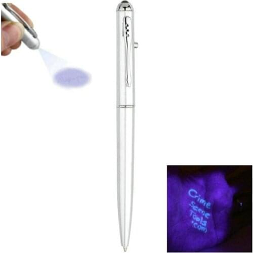 Multifunctional Cash Detector Pen Fake Bill Detector Built-in Button Cell for Retail Stores Shops Grocery