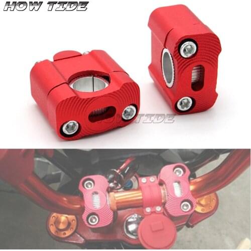 Motorcycle Modified Parts Handlebar Riser 22MM 28MM Caliber Motorbike Mirror Holder Bar Clamps Handlebar Handle Bar Risers