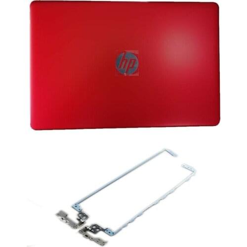 New HP 15-bs234wm 15-bs244wm LCD Rear Top Lid Back Cover Red +Hinge l03441-001
