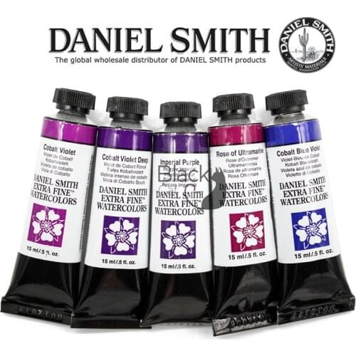 Original Daniel Smith Watercolor Paint 15ml Purple Series Acuarelas Art Supplies
