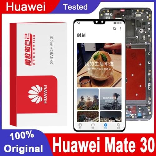 Original 6.62'' Display Replacement for Huawei Mate 30 LCD Touch Screen Digitizer Assembly TAS-L09 TAS-L29 for HUAWEI MATE30 LCD