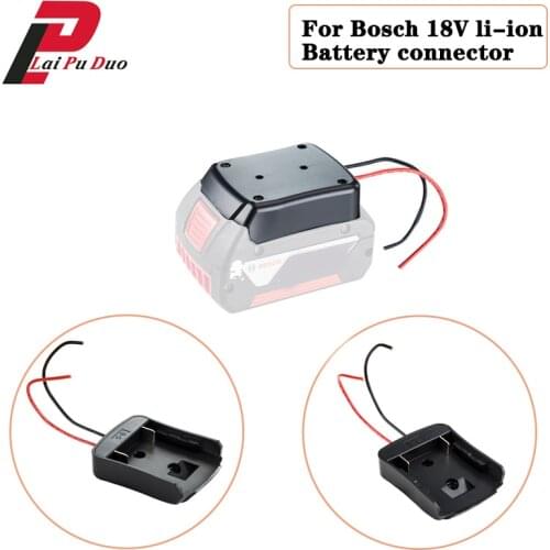 18V Li-ion battery connector For Bosch DIY connector with cable battery Adapter pack