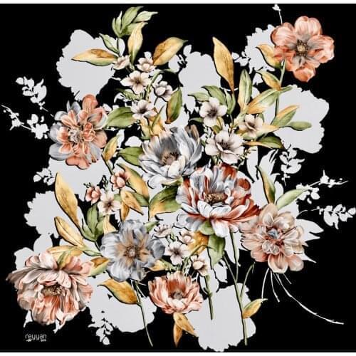 REYYAN SILK TEXTURED OYALIK WRITING PATTERN-16293-RENK-17