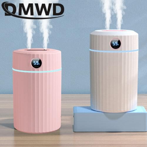 DMWD 4L Ultrasonic Humidifier Portable Electric Aromatherapy Essential Oil Diffuser Atomizer Air Purifier Mist Maker Office Home