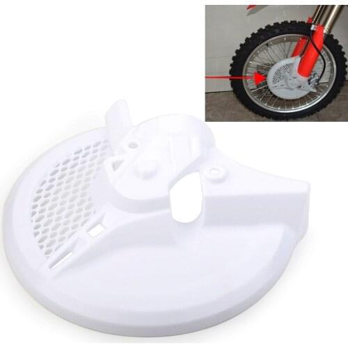 White Front Brake Disc Rotor Guard Cover Protector for Honda CRF 450 240 270MM ATV 240mm 270mm motorcycle