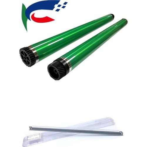 1Set X DI250 DI350 DI2510 DI3510 Cleaning Blade+OPC Drum for Konica Minolta Di 250 350 2510 3510 Bizhub 282 362 7728 283 363 423