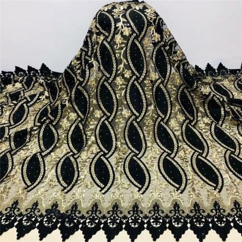 African Lace Fabric 2020 high quality Tulle Fabrics Women Dress Material French Mesh Lace 5yards per lot