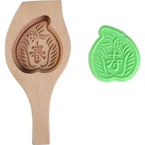 Wooden Moon Cake Pastry Mandoo Clip Mold Kitchen Bakeware Pastry Baking Tools Cake Plungers Mooncake Mould Confeitaria