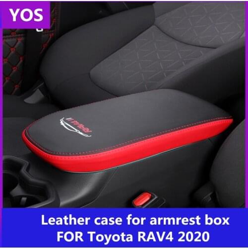 Automotive Leather case for armrest box FOR Toyota RAV4 2019-2020 interior modification and upgrade