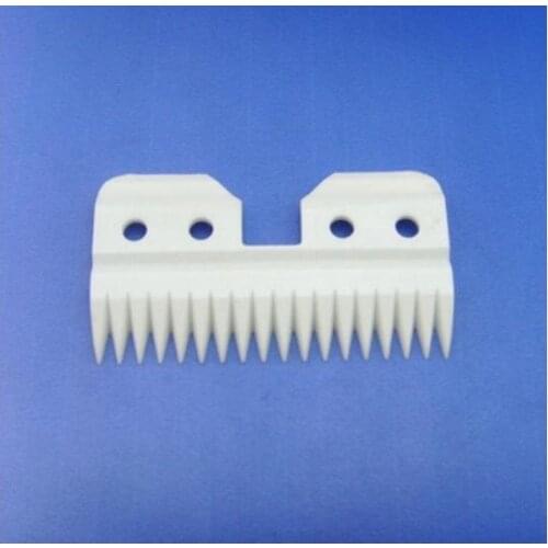 Free shipping 100pcs 18 teeth zirconia ceramic clipper blade fit oster A5 Series