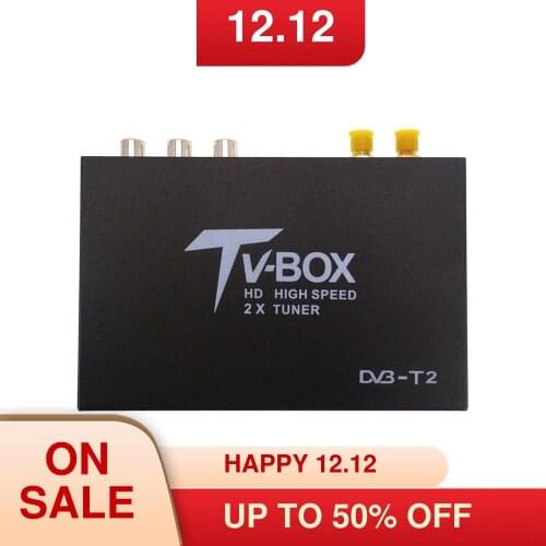 DVB-T DVB-T2 (MPEG-4) Digital TV for Car Freeview Box External Digital TV Receiver with Free Aerial Latest Model & Top Quality