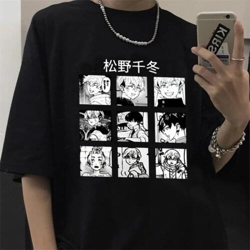 Tokyo Revengers Valhalla Chifuyu Matsuno T Shirt Men Unisex Japanese Anime T-shirt Casual Manga Graphic Tshirt 90s Top Tees Male