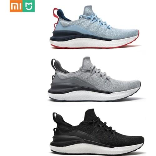 Xiaomi Mi Mijia Sports Shoes Sneaker 4 Outdoor Men Running Walking Lightweight Comfortable Breathable 4D Fly Woven Upper