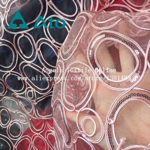 3D Circle Lace Fabric ,Sparkle lace fabrics, width 155 cm, welcome customize colors, the minimum quantity 100 yards