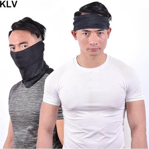 Unisex Summer Outdoor Ice Silk Neck Gaiter Scarf UPF50 Sunscreen Fishing Hiking Cooling Earloops Face Mask Camo Bandana