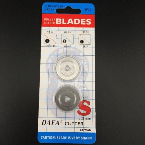 LifeMaster TAIWAN Dafa Cutter Blade For Roller Cutter Large/Small For Oil Painting Canvas Art Tools School & Office Supplies