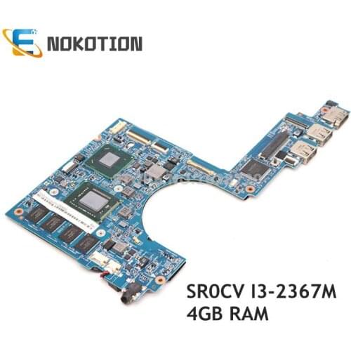 NOKOTION 48.4QP01.021 SM30 MBRSE01001 Laptop Motherboard For Acer aspire S3-951 SR0CV i3-2367M CPU 4GB RAM memory Main board