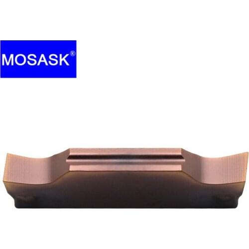 MOSASK 10PC MGGN Grooving Cutting Tools Stainless Steel Lathe CNC Lather Tungsten Metal Working Cutter Carbide Inserts