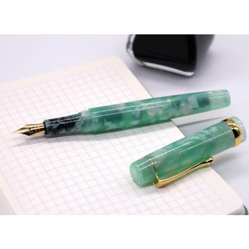 Jinhao Resin Acrylic Great Fountain Pen With Converter EF/F/Bent Nib Business Office & School Writing Pens For Best Stationery