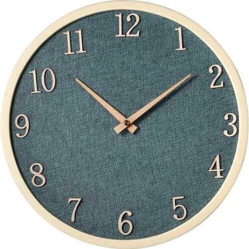 Luxury Nordic Wall Clocks Decorative Living Room Wall Clock Modern Design Art Bedroom Silent Zegar Scienny Home Decor 50ZB50