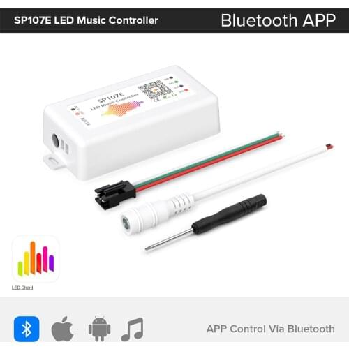 5-24V WS2811 WS2812B Led Controller Wireless APP Music Control SP107E SP110E For Addressable Pixel LED Strip