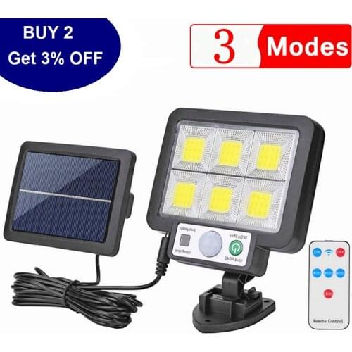 Solar Powered LED Split Solar Wall Lights Waterproof Motion Sensor Lamp Street Lighting Garden Decor Lights luz solares exterior