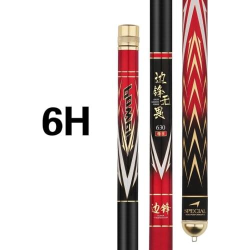 4H 5H 6H Super Hard Hand Rod Vara De Pesca 3.6m-8.1m Telescopic Fishing Oltas High Carbon Fiber Black Pit Carp Fish Canne