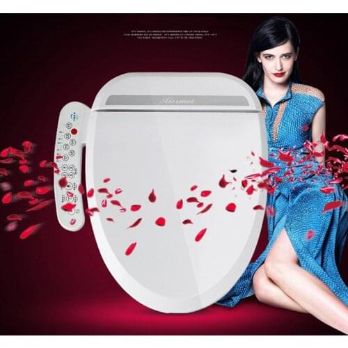 Intelligent Heated Toilet Seat Smart Bidet Toilet Seats WC Sitz Automatic Toilet Lid Cover Female Buttocks Washing