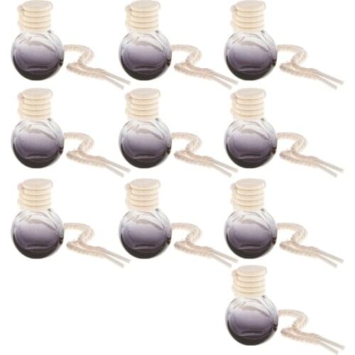 10pcs 10ml Empty Perfume Bottle Pendant Car Hanging Ornament Home Decor