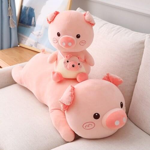 3 Kinds Cute Pig Plush Toys Lovely Soft Stuffed Piggy Plush Doll Kawaii Pillow for Children Kids Girl High Quality Birthday Gift