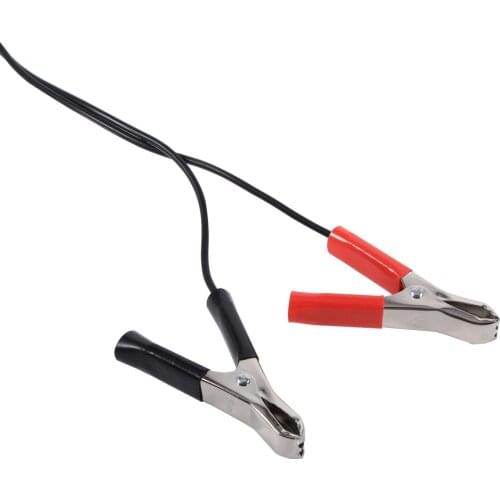 12V Cigarette Lighter Adapter Red clips 25cm long cable Fit for 12V cigarette lighter plug of any accessory
