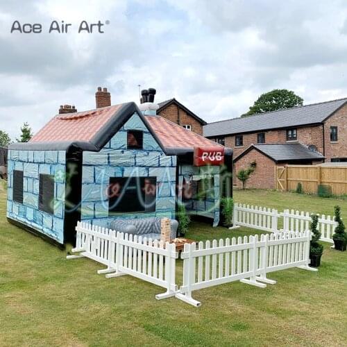 Free Shipping Large Inflatable Pub Bar Tents Air Wine House Party Drinking Inflatable Exhibition House Garden Decor for Sale