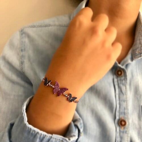 My evil eye 925 Sterling Silver Elevator Wristband Women Girls Jewelry Accessories Fashion Handmade Bracelet