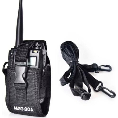 MSC-20A Case radio bag for Baofeng UV 5r UV82 888s Zastone A8 Walkie Talkie Accessories pofung uv5r Nylon bag