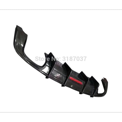 For Audi S5 Style Car body kit 2012-2016 Carbon Plastic Rear Diffuser Bumper Trunk Protector Cover Car Styling