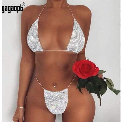Gagaopt Shiny Swimwear