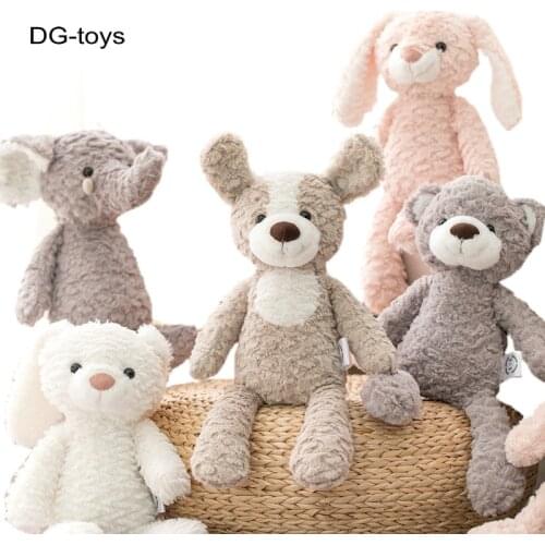 Super Soft Long legs baby appease toy Pink Bunny Grey Teddy Bear Dog elephant unicorn Stuffed Animals doll toys for Children