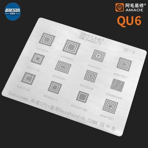 AMAO QU6 Tin Planting Net MDM6600 MDM9600, Etc. Qualcomm Baseband + CPU Steel Net