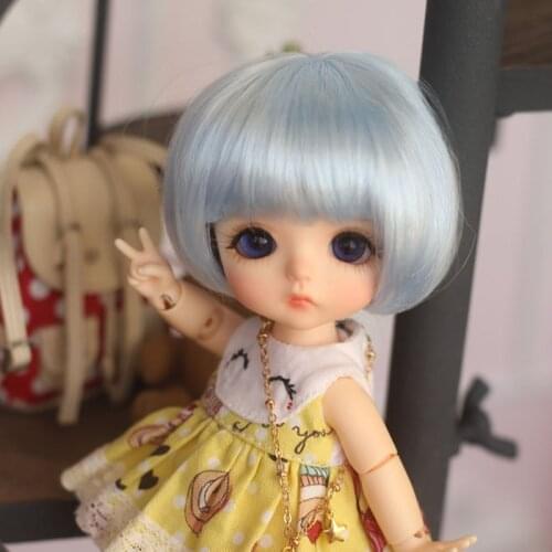 1/3 1/4 1/6 1/8 Bjd Wig Short Lovely Cute High Temperature Wire Bjd Wig SD For BJD Doll Hair Wig