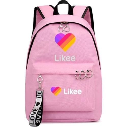 2020 new Likee Video APP like Likee Backpack Students boys girls school bag men women Casual style Likee Backpack fashion bag