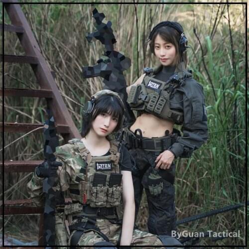 ByGuan Tactical Half arm Single Side Protector Sleeve Rig Detachable