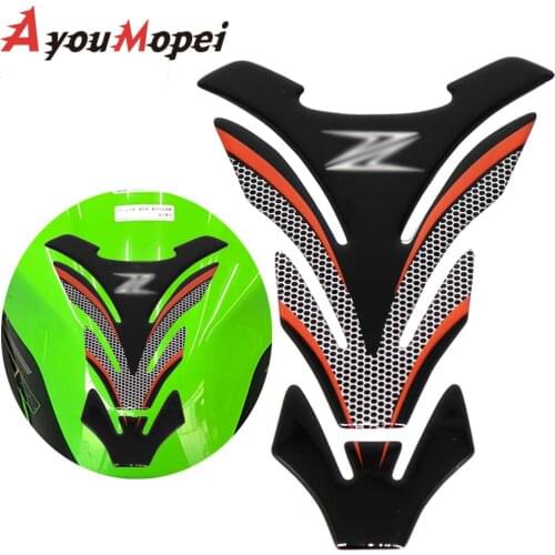3D Universal Motorcycle Tank Pad Protector Sticker Case For Kawasaki Z125 Z250 Z300 Z400 Z650 Z750 Z800 Z900 Z1000 2021